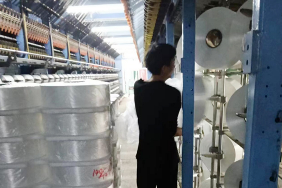 DTY 생산 와이어 걸이 공간