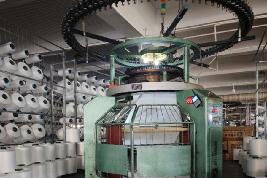 그레이 원단 제작 모델 - 하이발 단면