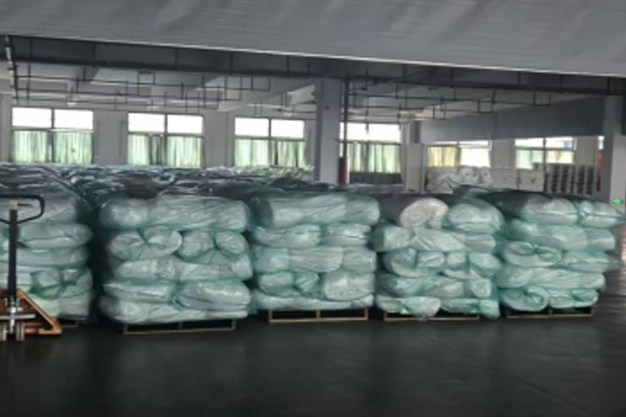 그레이 원단 생산~배송 구역