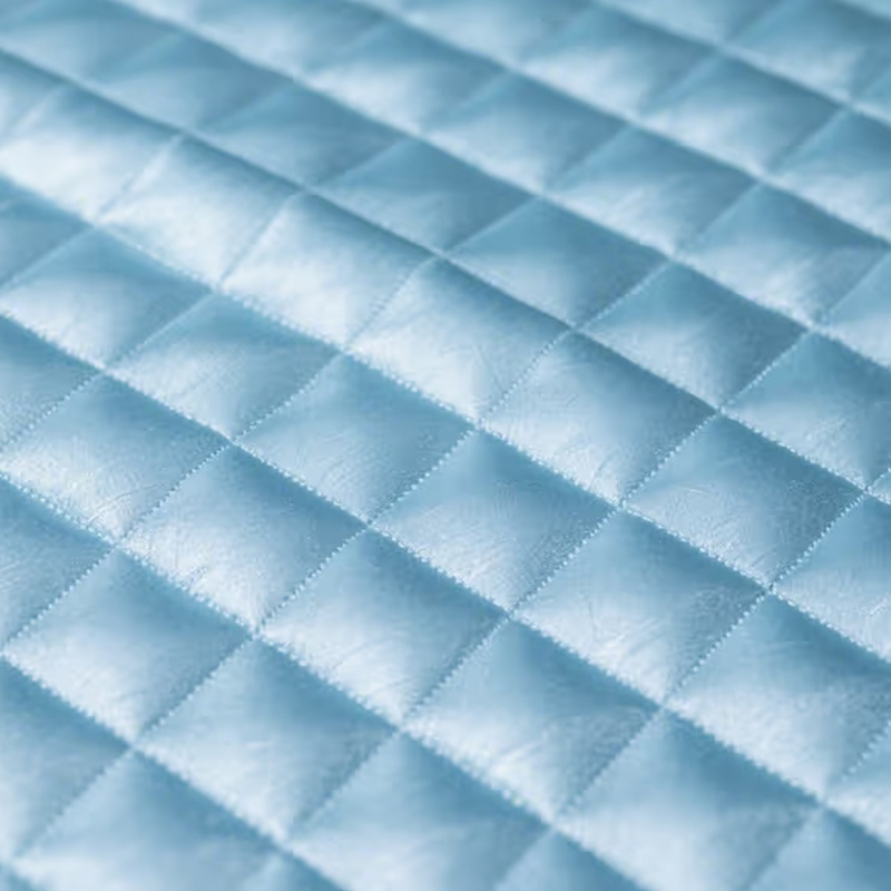 모조 브로케이드 체크 무늬 직물