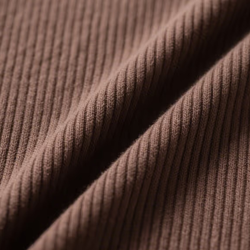1*1 늑골이 있는 벨벳 직물